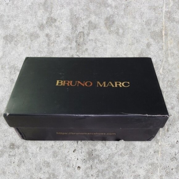Bruno Marc Men's Oxford Black  Dress Shoes Size 6½ With Box and Shoe Bag - Picture 5 of 6